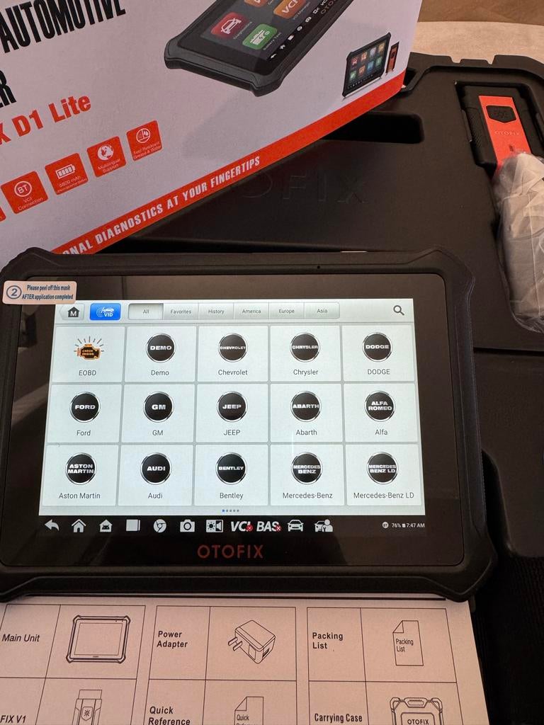 OBD Diagnose apparaat - OTOFIX D1 powered by Autel, Ophalen of Verzenden, Nieuw