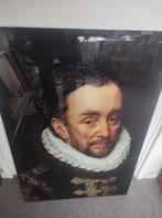 Willem de Zwijger Glaschilderij 60x90, Ophalen, Zo goed als nieuw