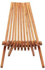 2x Terrasstoel tuinstoel stoel hardhout hout GRATIS BEZORGD!, Verzenden, Nieuw, Hout, Inklapbaar