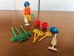 Vintage Playmobil vrouw met stofzuiger (1976), Ophalen of Verzenden, Gebruikt, Complete set