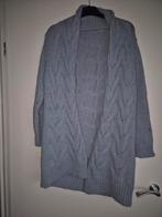 Lang blauw vest, Kleding | Dames, Truien en Vesten, Ophalen of Verzenden, Zo goed als nieuw, Blauw