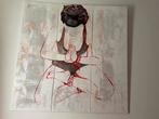 Yoga  Schilderij yogi in lotus en namaskar, Ophalen of Verzenden