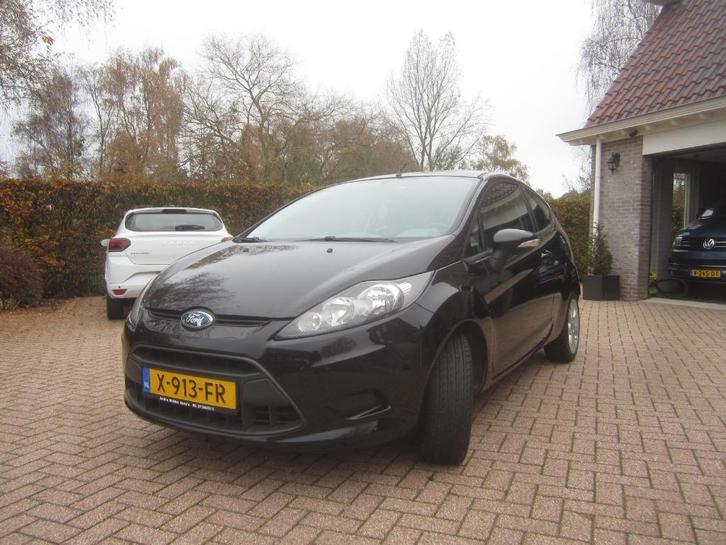 Ford Fiësta X 1.25 44KW 3DR 2010 Zwart, Auto's, Ford, Particulier, Fiësta, Airconditioning, Boordcomputer, Centrale vergrendeling