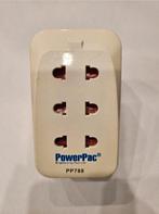 Powerpac PP788 Reisadapter EU/VS naar UK - 5-voudig, Ophalen of Verzenden, Gebruikt, Stekker