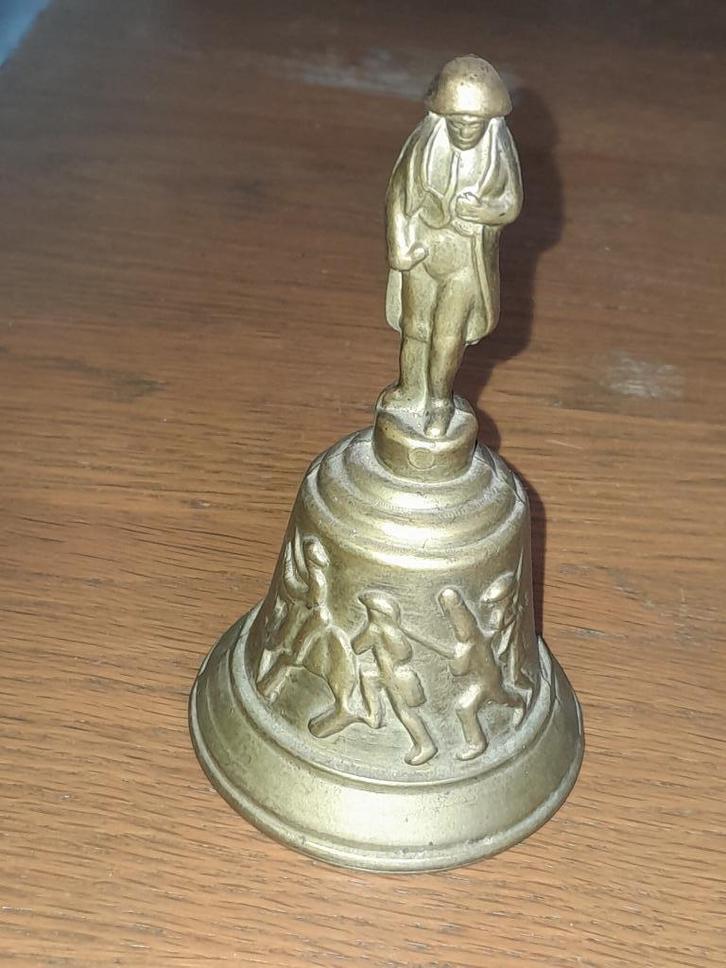 Antieke, brons / messing / geel koper tafelbel, Napoleon, Antiek en Kunst, Antiek | Koper en Brons, Brons, Ophalen of Verzenden