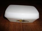Vintage glazen Arcopal France boterbakje met deksel, Huis en Inrichting, Keuken | Servies, Gebruikt, Ophalen of Verzenden, Overige stijlen