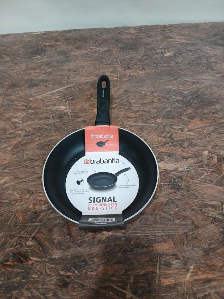 Brabantia Signal Koekenpan 20cm - Nieuw!, Huis en Inrichting, Keuken | Potten en Pannen, Nieuw, Koekenpan of Braadpan, Aluminium