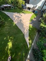 Zonnedoek - schaduwdoek beige driehoek 5x5x5, Ophalen, Nieuw