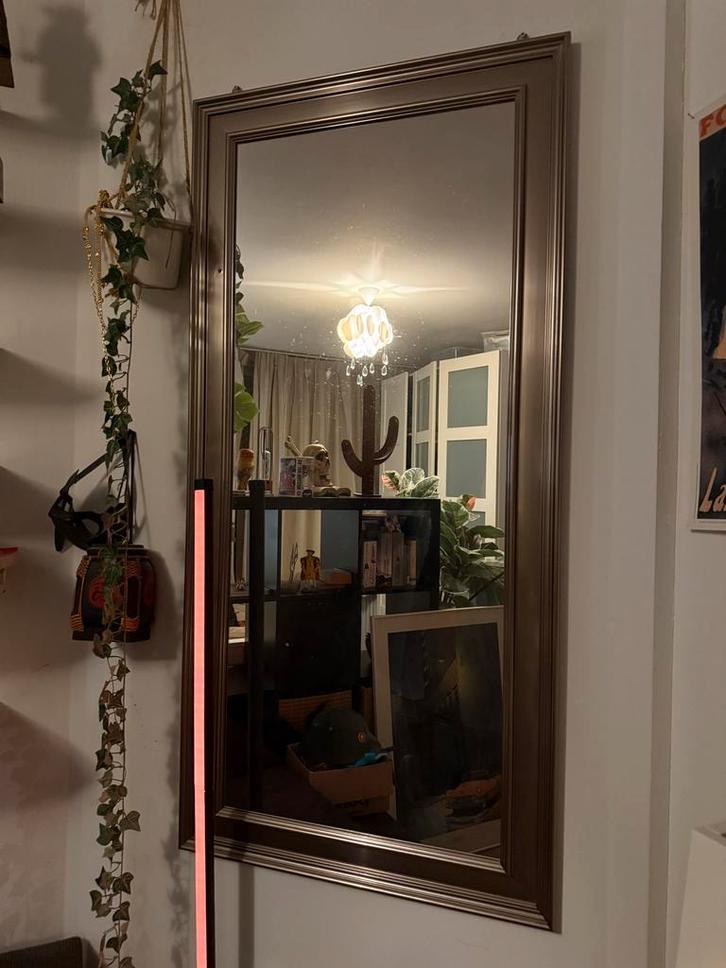 Grote Wandspiegel - 150x40 cm, Huis en Inrichting, Woonaccessoires | Spiegels, Zo goed als nieuw, Minder dan 50 cm, 150 tot 200 cm