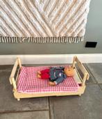 Houten poppenbed 80 x 40cm, Kinderen en Baby's, Speelgoed | Poppen, Ophalen, Gebruikt, Babypop