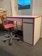IKEA Micke Bureau + Bureaustoel, Ophalen, Met wielen, Gebruikt, Bureau