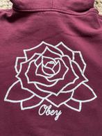 Obey hoodie maat M wijnrood, Ophalen of Verzenden, Zo goed als nieuw