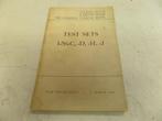 Technical manual TM 11-303 – Test Sets I-56-C, -D, -H, -J, Ophalen of Verzenden, Landmacht, Nederland, Embleem of Badge