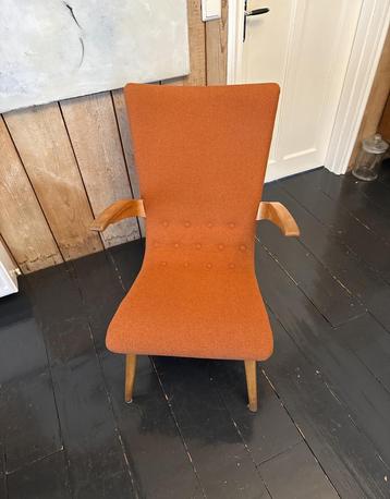 Vintage G. van Os arm fauteuil van Os Culemborg beschikbaar voor biedingen