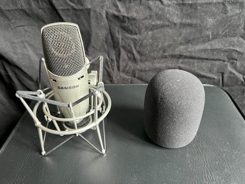 Samson CL7 Studiomicrofoon (incl. spider & plopkap), Muziek en Instrumenten, Microfoons, Gebruikt, Studiomicrofoon, Ophalen