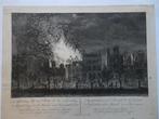 Ets brand schouwburg Amsterdam Keizersgracht Bogerts 1772, Antiek en Kunst, Verzenden