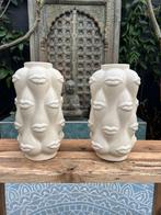 Aardewerk vaas met lippen Prijs is per stuk, Verburgt Vintage, Overige kleuren, Aardewerk of Porselein, Nieuw