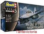 Revell 1:32 Messerschmitt ME 262 B-1 4995 modelbouw, Hobby en Vrije tijd, Modelbouw | Vliegtuigen en Helikopters, Revell, Nieuw