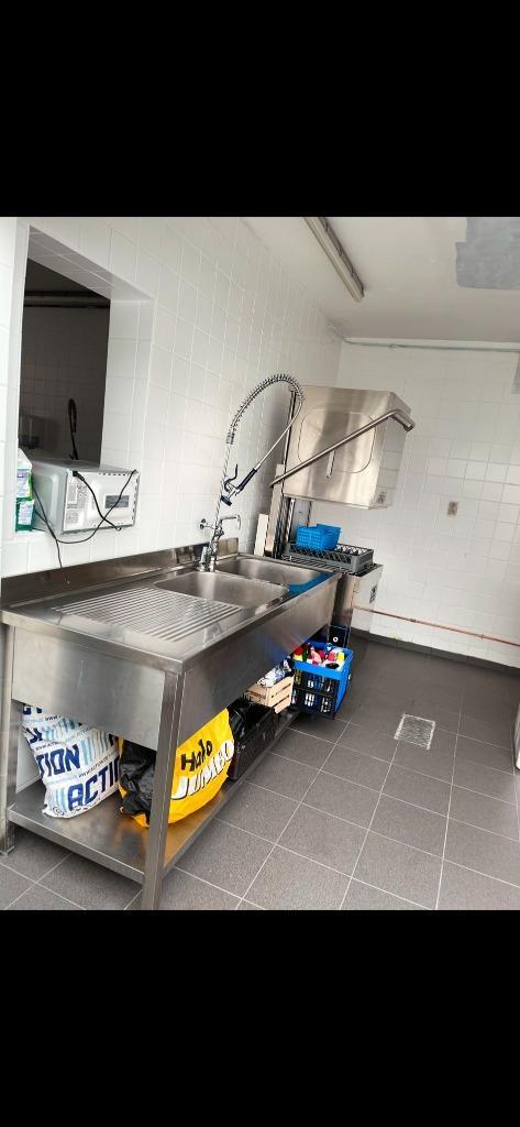 Compleet horeca keuken te koop, Huis en Inrichting, Keuken | Complete keukens, Gebruikt, Overige typen, Overige kleuren, Staal of Rvs