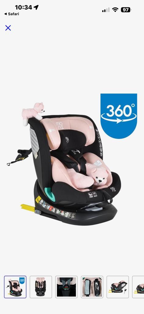 Nieuwe autostoel met isoflex, Kinderen en Baby's, Autostoeltjes, Nieuw, Overige merken, 9 t/m 36 kg, Isofix, Afneembare rugleuning