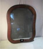 Mooi Zware Antieke Houten Spiegel - 77x59, Ophalen of Verzenden, Rechthoekig, Minder dan 100 cm