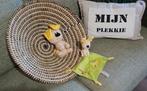 Leuke mand voor knuffels of babyspullen of ???, Ophalen, Rond, Riet