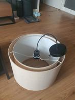 Mooie beige lampenkap, Huis en Inrichting, Lampen | Lampenkappen, Ophalen, Beige, Rond, Zo goed als nieuw