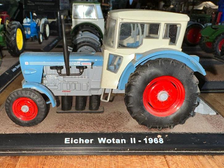 EICHER WOTAN II tractor 1968 metalen model tractor 1:32, Hobby en Vrije tijd, Modelauto's | 1:32, Zo goed als nieuw, Tractor of Landbouw