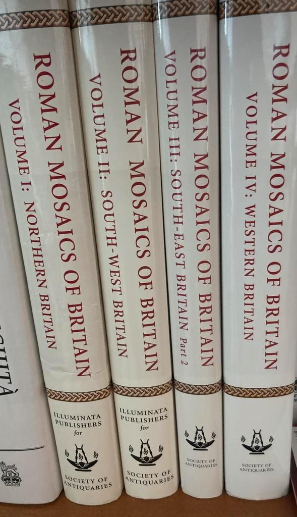 Roman Mosaics of Britain — Complete set Vol. I–IV, Boeken, Encyclopedieën, Zo goed als nieuw, Ophalen of Verzenden
