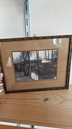 Antieke foto ingelijst Giethoorn, Ophalen of Verzenden