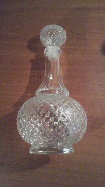 Vintage glazen karaf 0,5 ltr beschikbaar voor biedingen