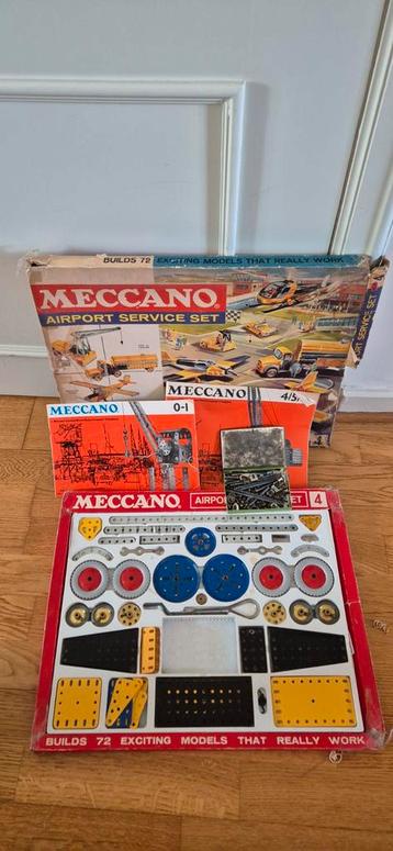 Meccano Airport Service Set - Vintage! beschikbaar voor biedingen