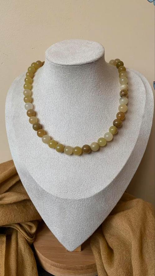 Opaal Andes geel creatief opbeurend vreugde beschermt uniek, Sieraden, Tassen en Uiterlijk, Kettingen, Nieuw, Steen of Mineraal