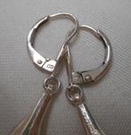 Zilveren vintage oorbellen met pegel nr.574, Hangers, Verzenden, Zo goed als nieuw, Zilver