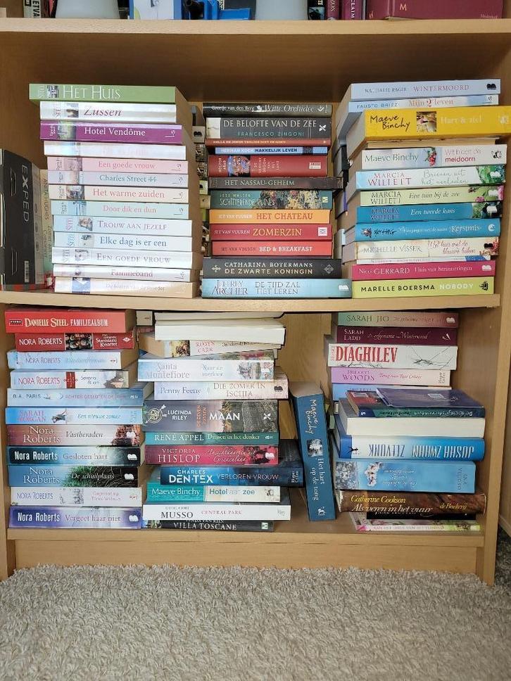 Verzameling boeken 101 titels . Zie beschrijving, Boeken, Romans, Gelezen, Nederland, Ophalen