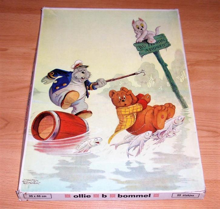 Oude legpuzzel van Ollie B. Bommel / Tom Poes, Verzamelen, Stripfiguren, Gebruikt, Gebruiksvoorwerp, Olivier B, Bommel en Tom Poes