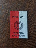 Suikerzakje Feyenoord 1970, Verzamelen, Sportartikelen en Voetbal, Ophalen of Verzenden, Gebruikt, Feyenoord, Poster, Plaatje of Sticker