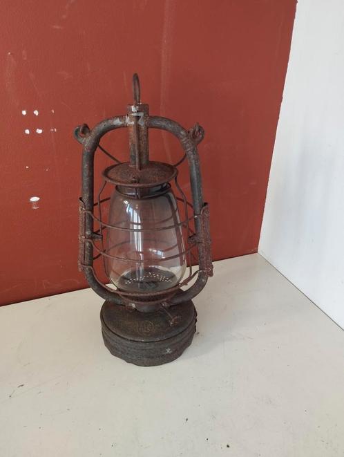 ALG stormlamp olielamp, Antiek en Kunst, Antiek | Lampen, Ophalen of Verzenden