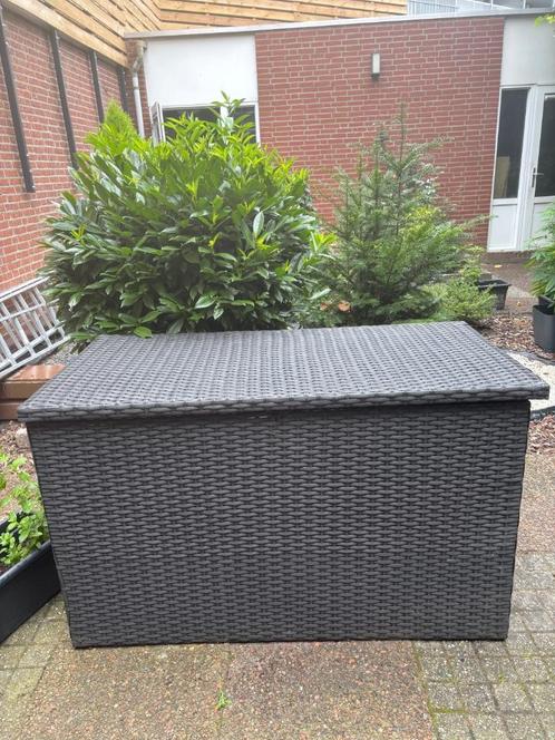 Rotan grote opbergbox voor tuinmeubel kussens XXL, Tuin en Terras, Tuinmeubel-accessoires, Gebruikt, Ophalen