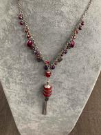 Partij 10 stuks mooie rode kettingen K132, Sieraden, Tassen en Uiterlijk, Kettingen, Ophalen of Verzenden, Nieuw, Rood, Overige materialen