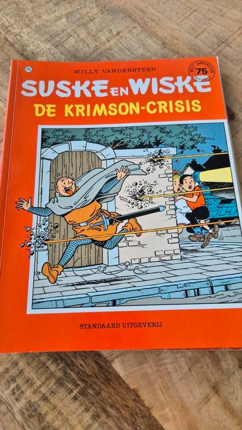 Suske en Wiske – De Krimson-Crisis (Nr. 215), Boeken, Stripboeken, Zo goed als nieuw, Eén stripboek, Ophalen of Verzenden
