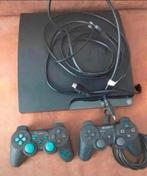 PlayStation 3 met 2 controllers, Ophalen of Verzenden, Zo goed als nieuw, Phat