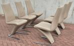 Rolf benz design eetkamerstoelen stoelen 7800 in zacht leer, Huis en Inrichting, Stoelen, Bruin, Ophalen of Verzenden, Zo goed als nieuw