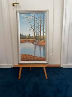 Olie verf schilderij., Antiek en Kunst, Kunst | Schilderijen | Abstract, Ophalen