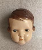 Vintage Hoofd Pop Poppenhoofd Schildpad Inge ? 10 cm, Ophalen of Verzenden, Gebruikt, Pop