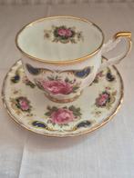 Queens fine bone china england, Ophalen of Verzenden, Gebruikt, Porselein, Kop en/of schotel