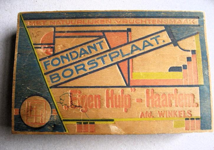 Eigen Hulp Haarlem Amsterdamse School snoepkistje 1920, Antiek en Kunst, Antiek | Overige Antiek, Ophalen of Verzenden