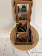 Vintage Scheerset in Houten Kistje, Antiek en Kunst, Antiek | Gereedschap en Instrumenten, Ophalen of Verzenden