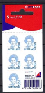 NVPH Velletje 1492b zelfklevende zegels (2001), Postzegels en Munten, Postzegels | Nederland, Na 1940, Ophalen of Verzenden, Postfris