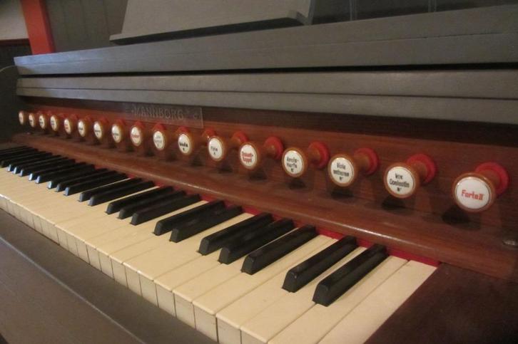 harmonium Mannborg, Muziek en Instrumenten, Orgels, Gebruikt, Harmonium, 1 klavier, Ophalen